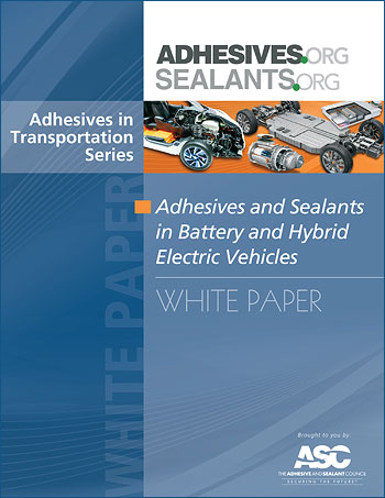 adhesives sealants in battery electric hybrid vehicles white paper