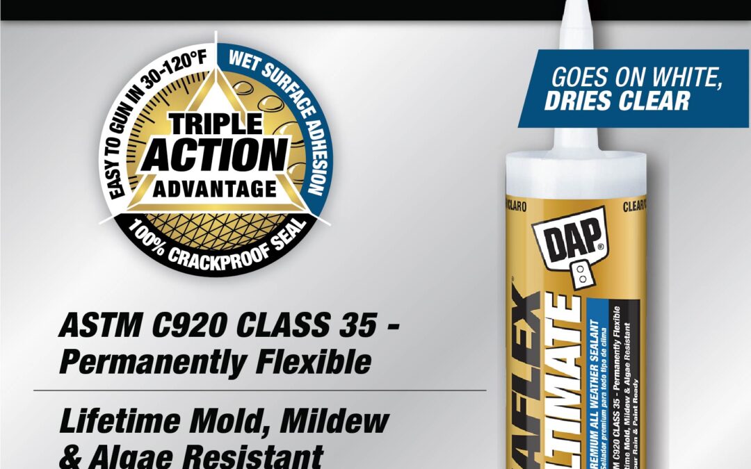 Latex Sealant Launch Targets Cold-Weather and Wet-Surface Application Needs